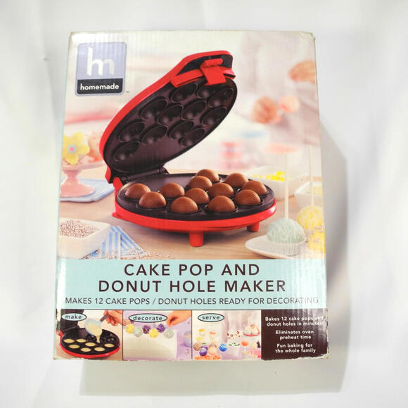 Other - Homemade Cake Pop and Donut Hole Maker - Red New in Box